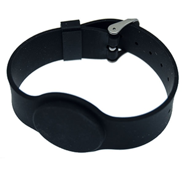 Picture of Black wristband Salto compatible 13,56 MHZ 1KB Adjustable strap. 70105091